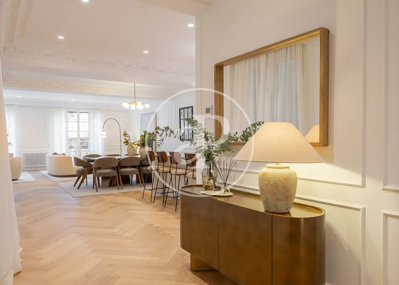 Dining room of Flat for sale in Madrid  with Air Conditioner, Heating and Furnished