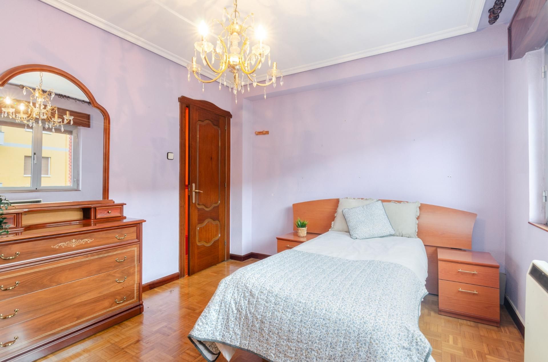 Bedroom of Flat for sale in Mieres (Asturias)  with Heating and Parquet flooring