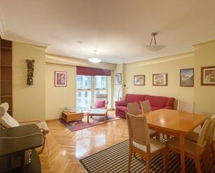 Living room of Apartment to rent in A Coruña Capital   with Air Conditioner, Heating and Parquet flooring