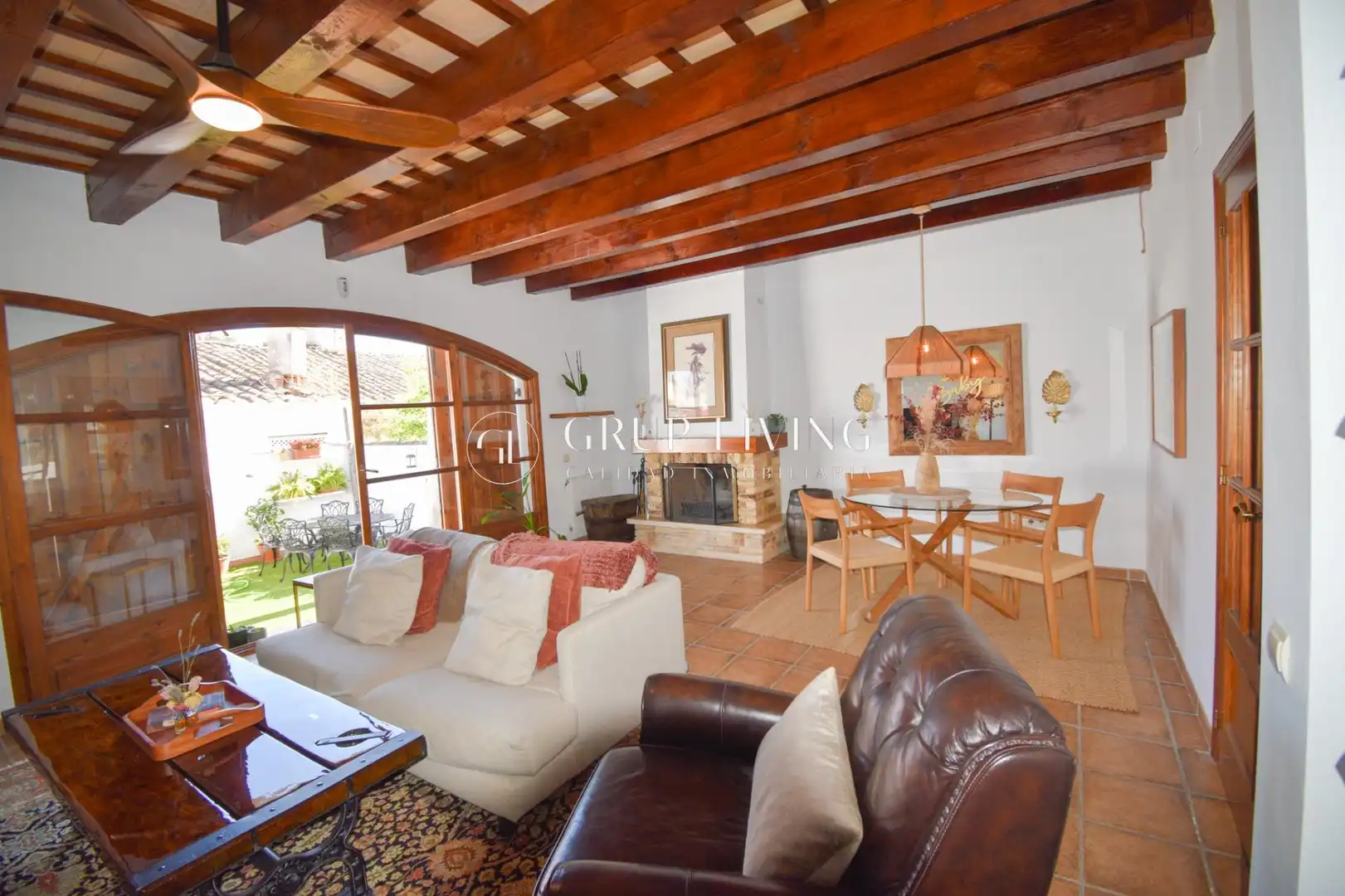 Sala d'estar de Casa o xalet de lloguer en Sant Pere de Ribes amb Jardí privat i Terrassa
