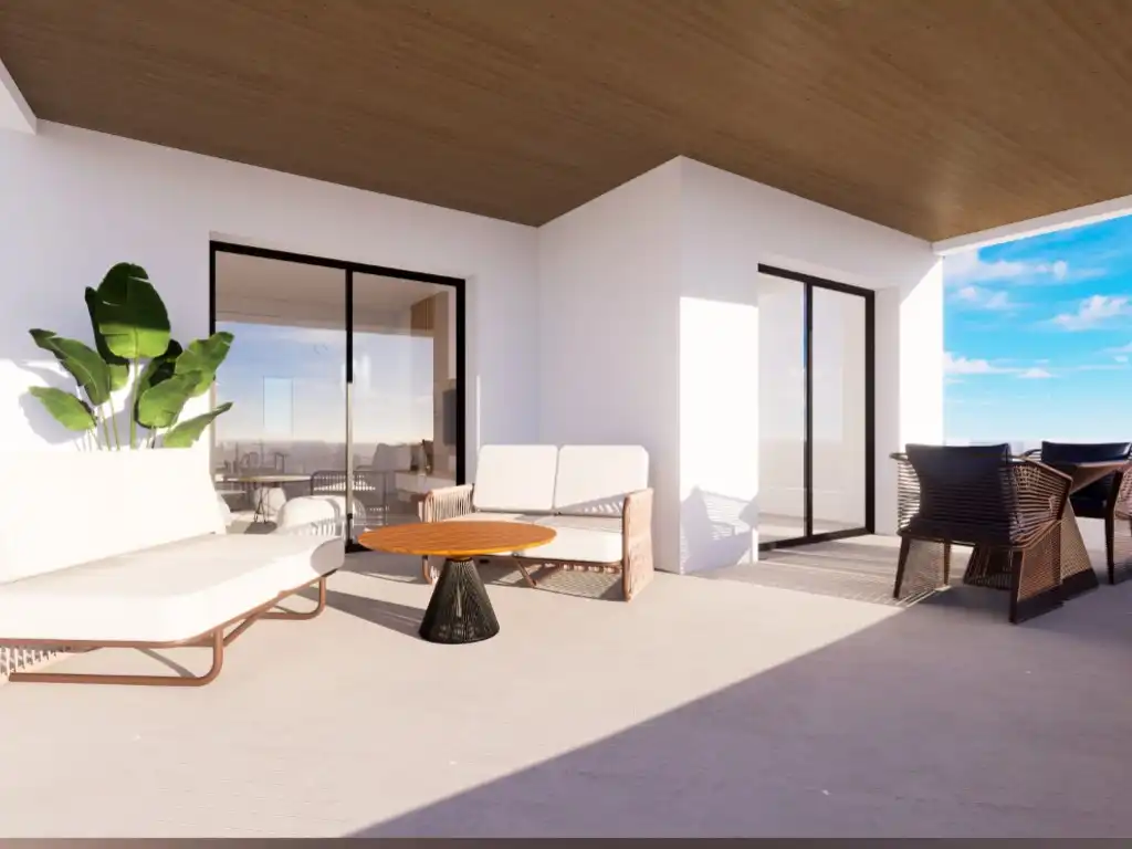 Terrassa de Apartament en venda en Finestrat amb Piscina