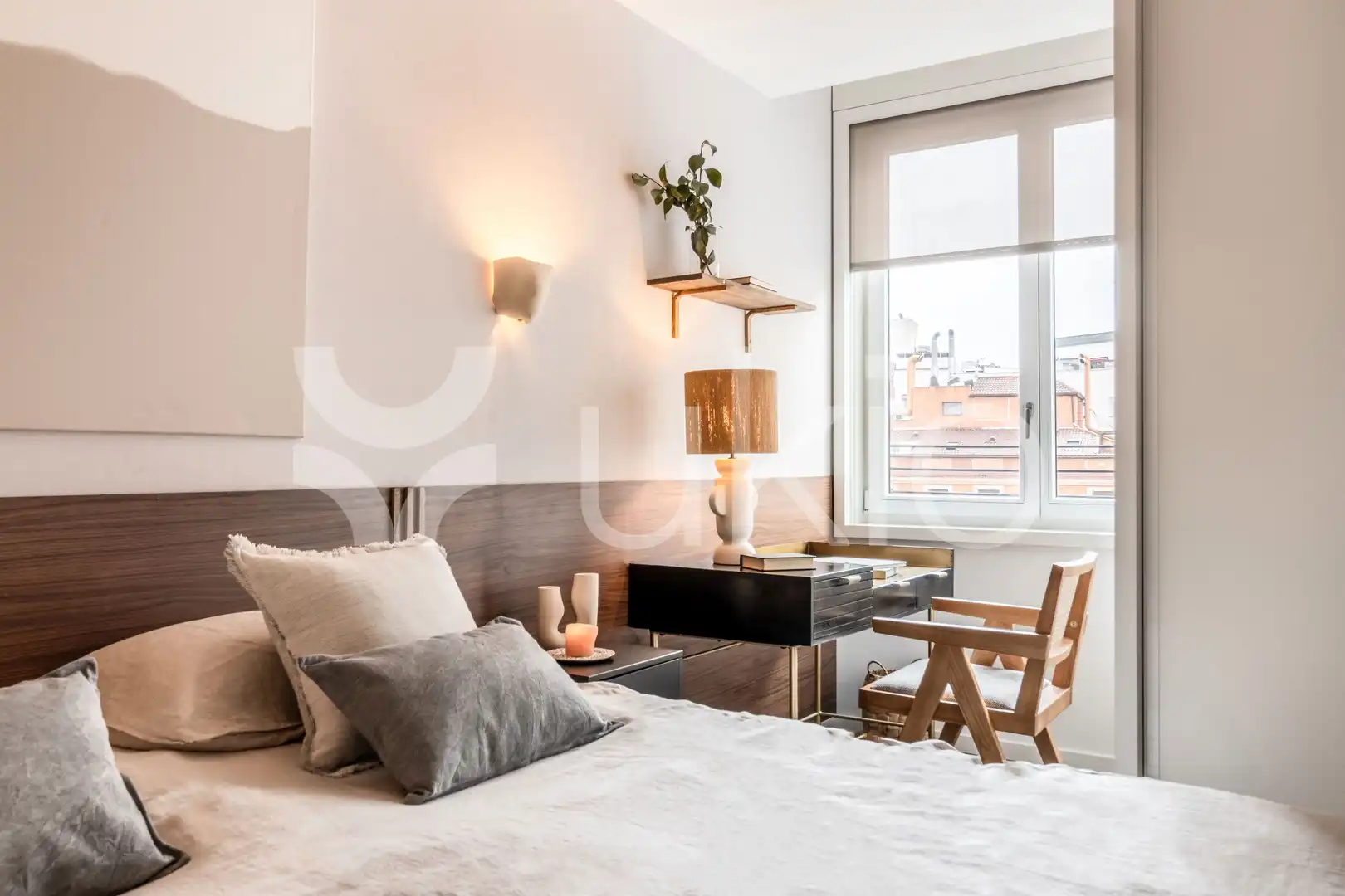 Bedroom of Apartments for rent in Madrid  with Air Conditioner, Heating and Furnished