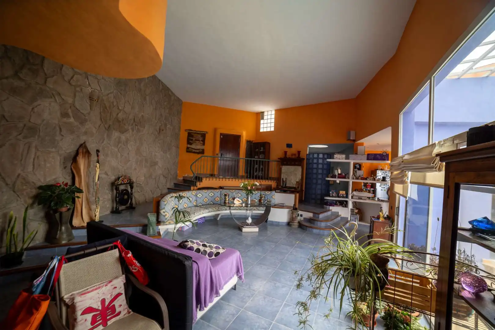 Living room of Detached homes for sale in Gáldar  with Terrace, Swimming Pool and Furnished