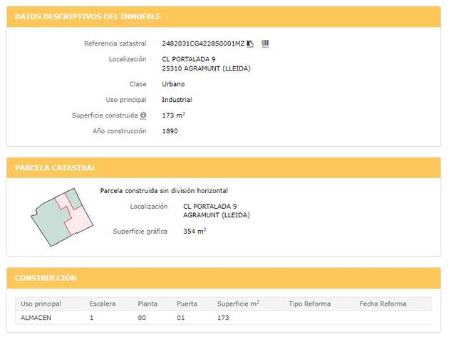 Terreno en Venta en PORTALADA (DE LA) en Agramunt