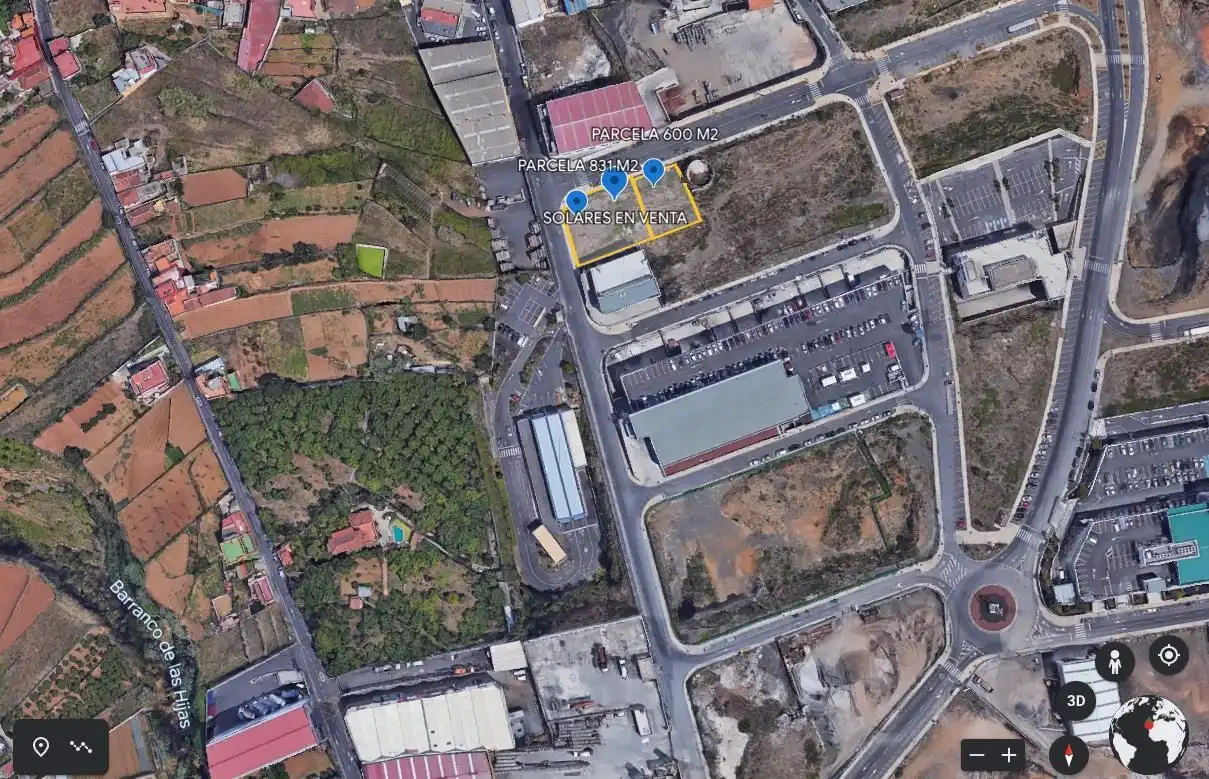 Exterior view of Industrial land for sale in Los Realejos