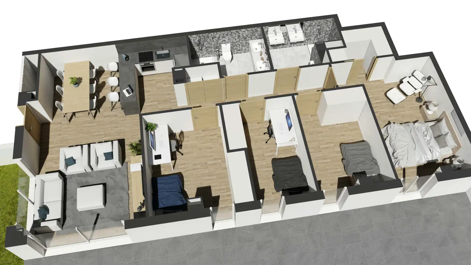 Piso en venta en Santa Maria de Palautordera con Aire acondicionado, Calefacción y Jardín privado