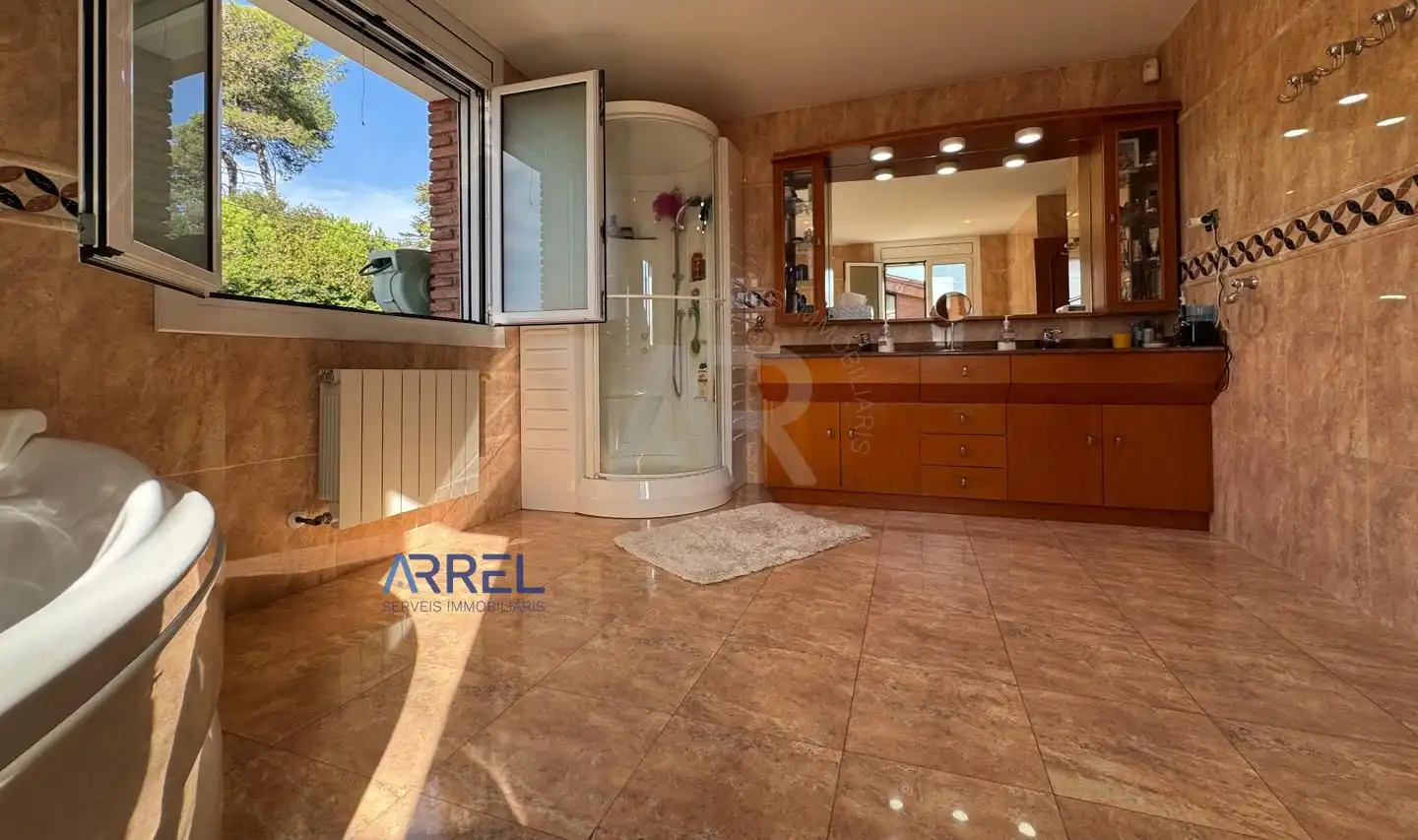 Jardín de Casa o chalet en venta en Vallromanes con Jardín privado, Terraza y Piscina