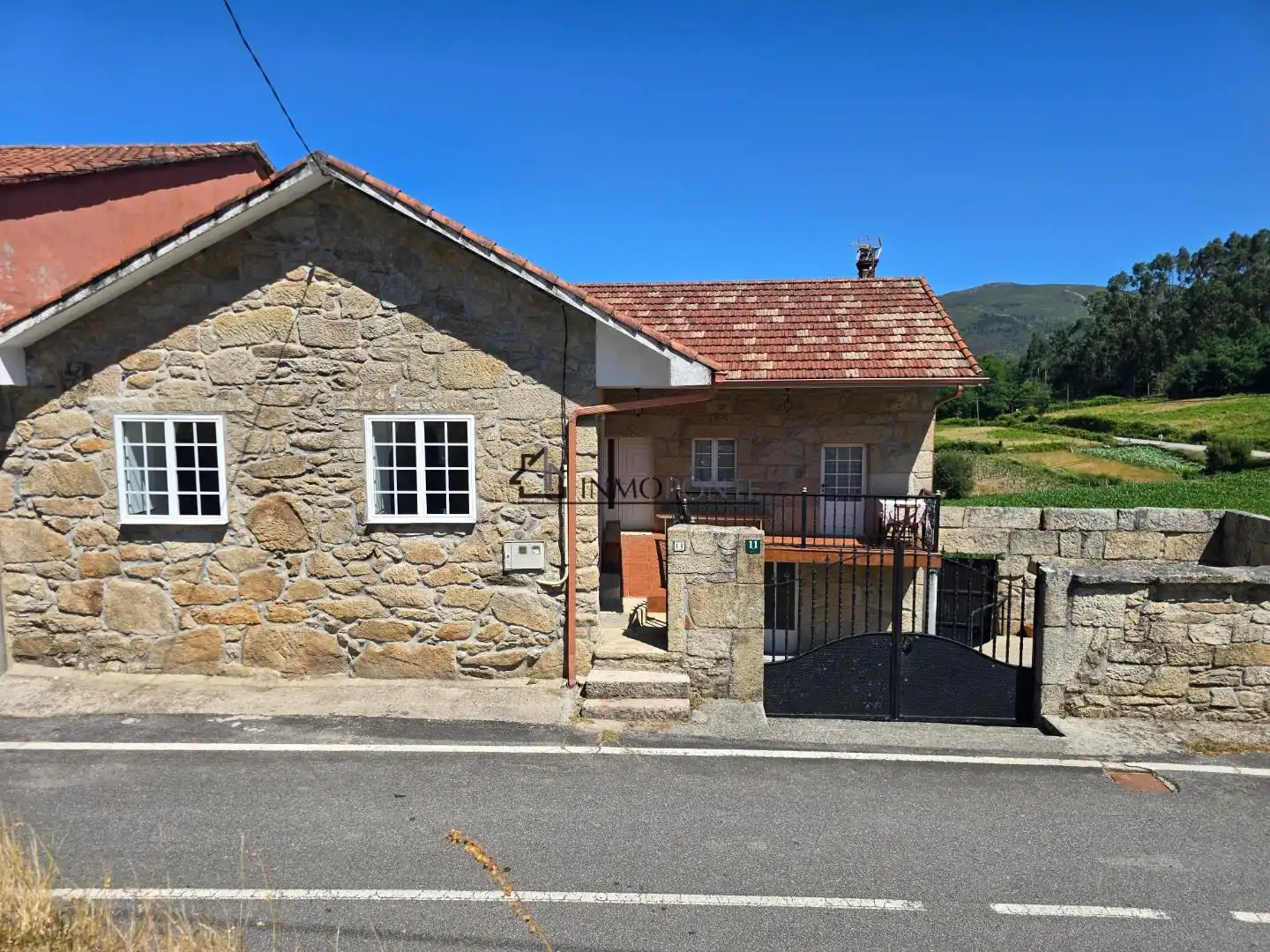 Vista exterior de Casa o chalet en venta en Campo Lameiro con Jardín privado, Terraza y Balcón