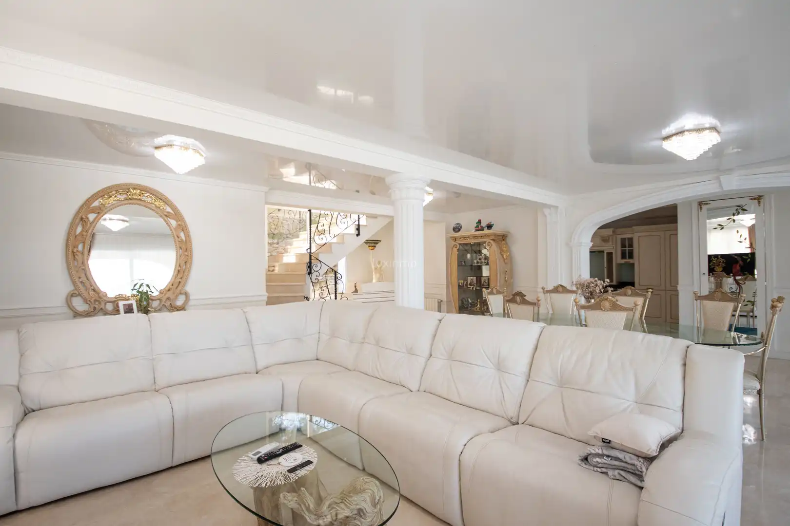 Sala de estar de Casa o chalet en venta en Pedreguer con Aire acondicionado, Jardín privado y Terraza