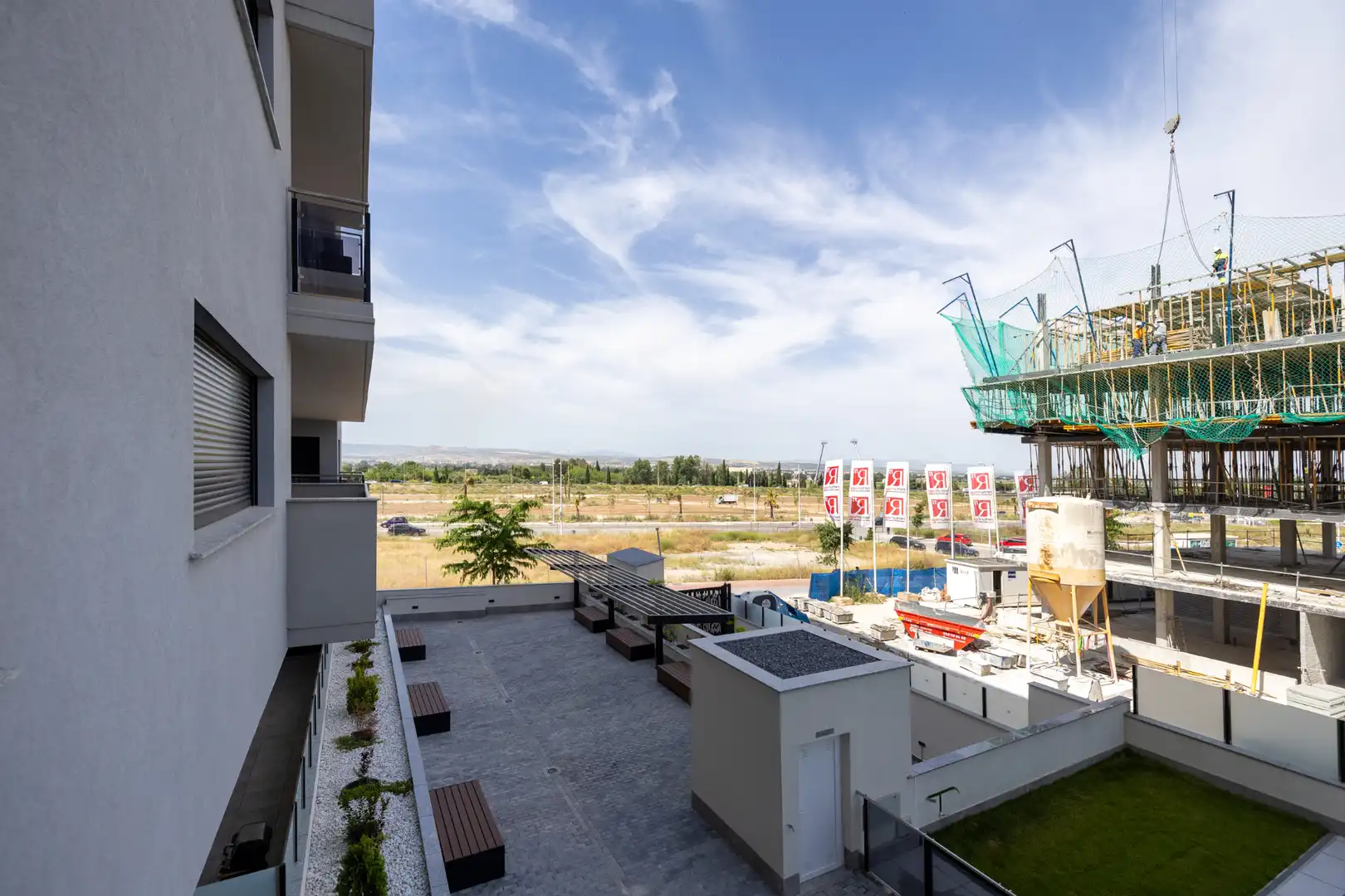 Terrace of Flat for rent in Granada  with Air Conditioner, Heating and Terrace