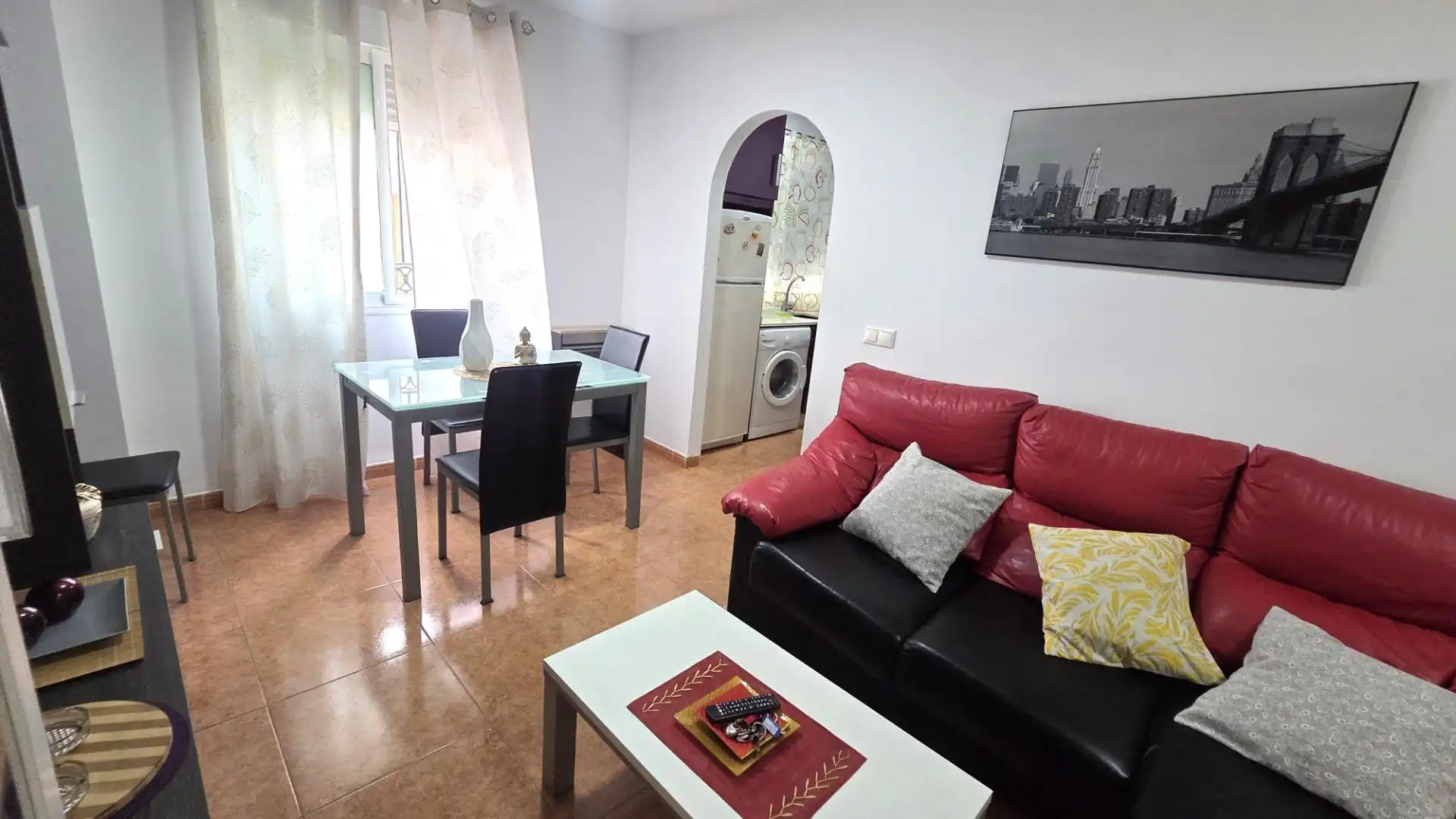 Living room of Apartments for sale in Garrucha  with Air Conditioner, Storage room and Furnished