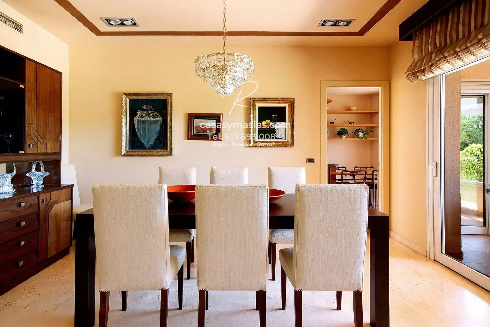 Comedor de Casa o chalet en venta en Pacs del Penedès con Aire acondicionado, Calefacción y Jardín privado