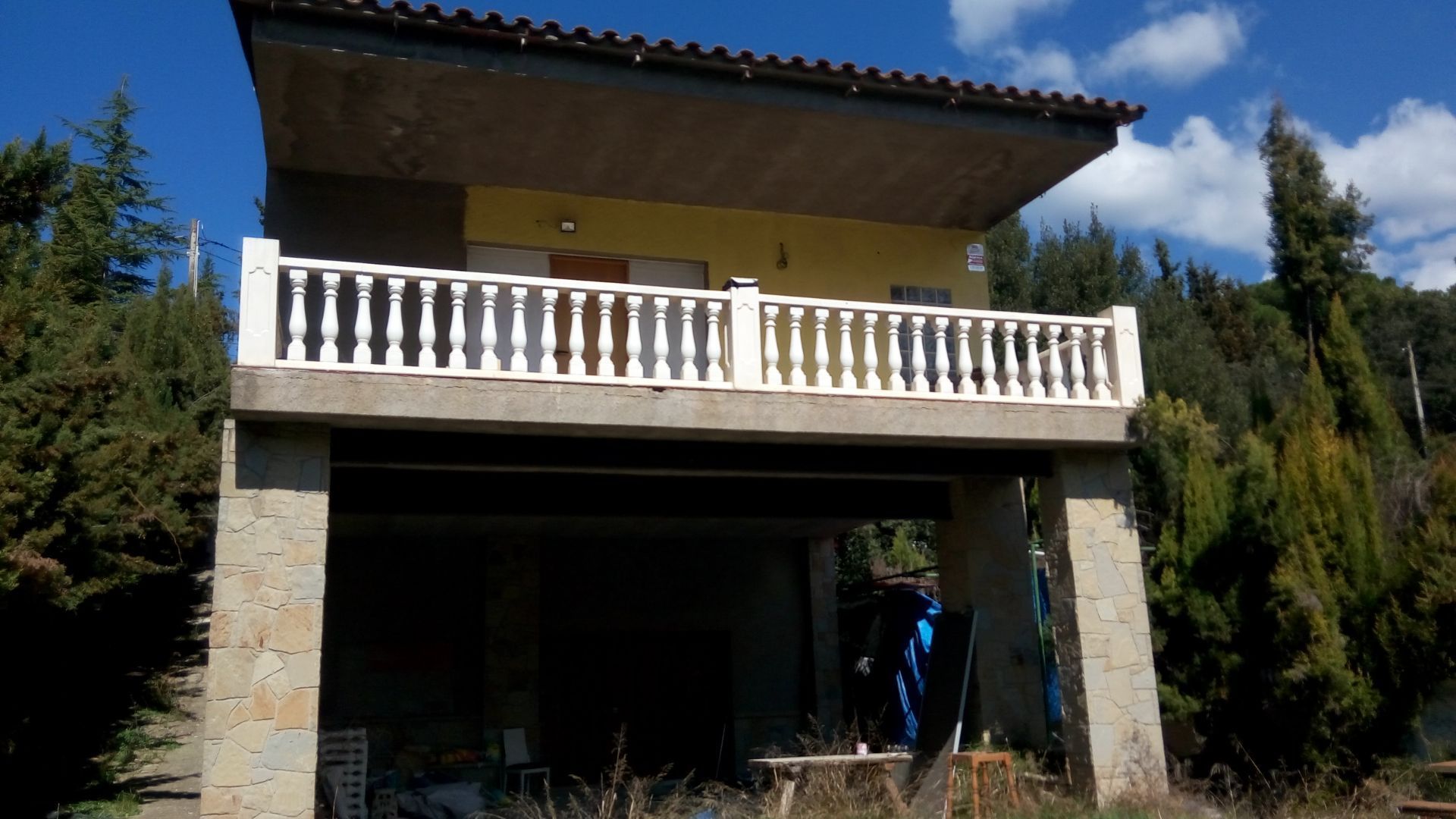 Vista exterior de Casa o xalet en venda en Rellinars amb Jardí privat