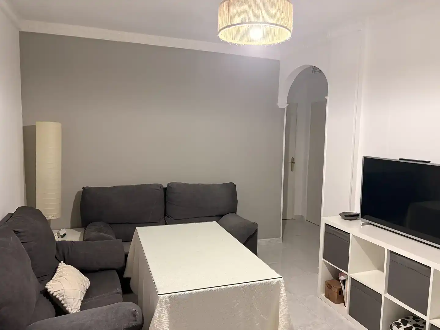 Sala de estar de Piso para compartir en Zafra con Aire acondicionado y Amueblado