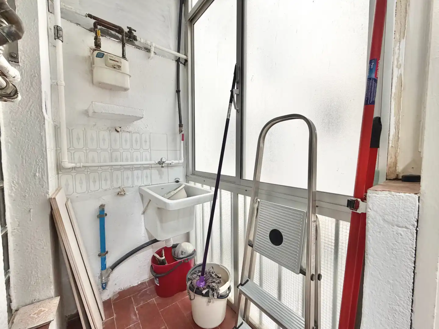 Badezimmer von Wohnung zum Verkauf in Vilafranca del Penedès mit Möbliert und Balkon