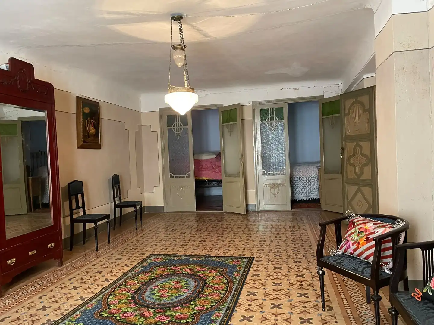 Sala d'estar de Casa o xalet en venda en Erla amb Terrassa i Traster
