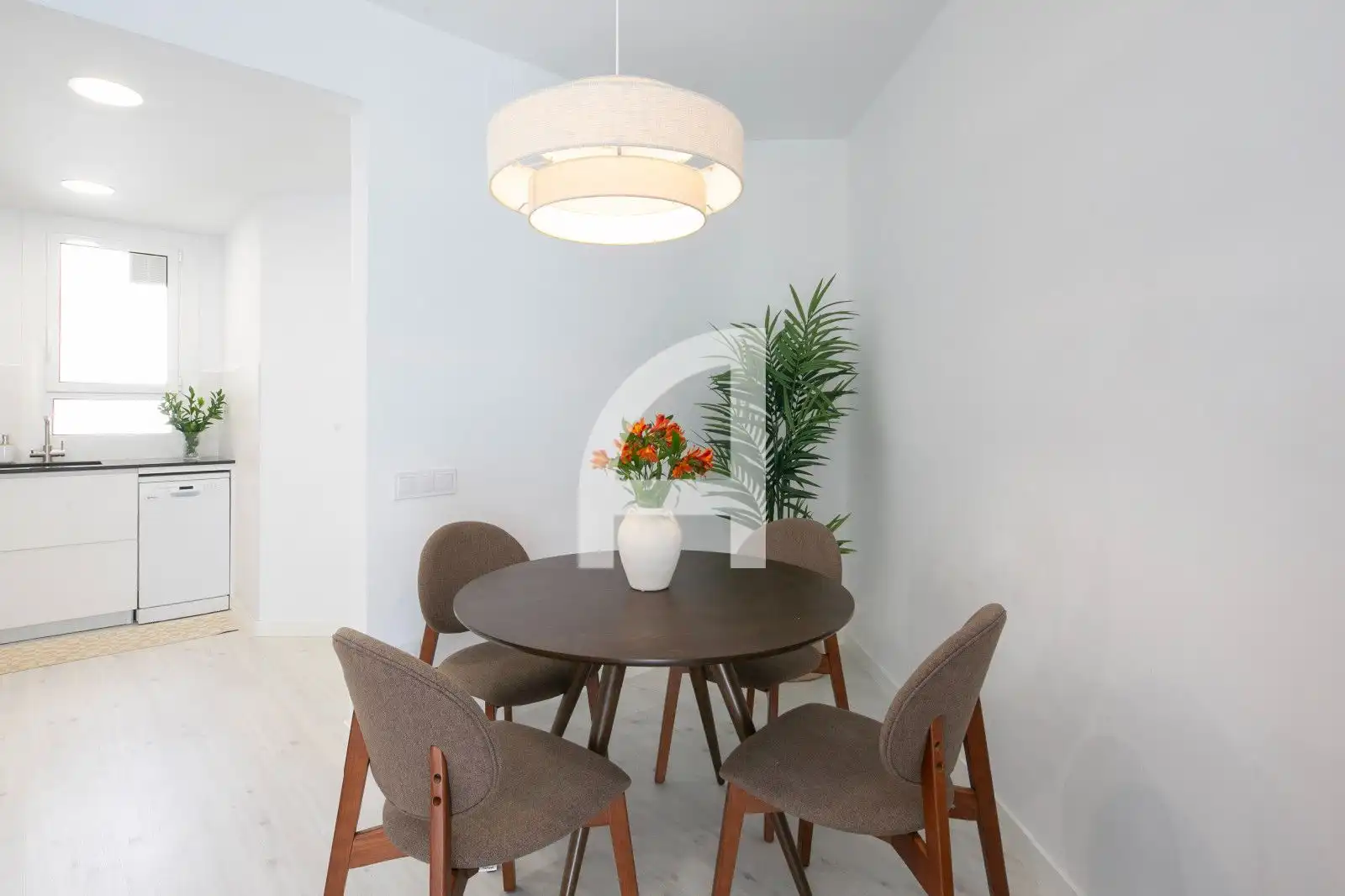 Esszimmer von Wohnung zur Miete in Barcelona mit Klimaanlage, Heizung und Parkett
