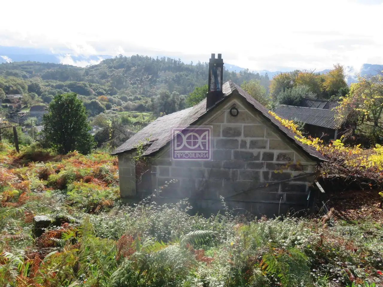 Vista exterior de Casa o chalet en venta en Mondariz con Jardín privado