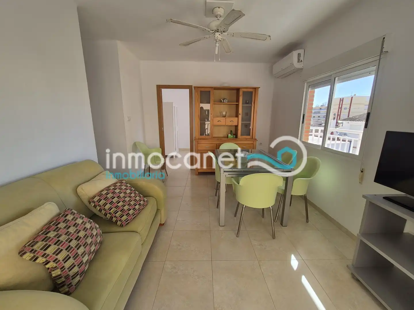 Sala de estar de Apartamento en venta en Piles con Aire acondicionado y Terraza