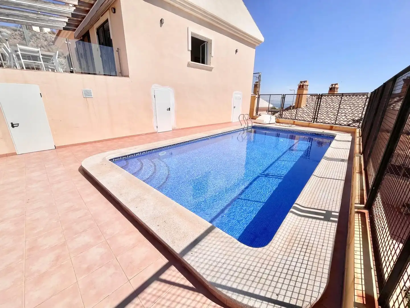Piscina de Casa o chalet de alquiler en Cartagena con Aire acondicionado, Terraza y Amueblado