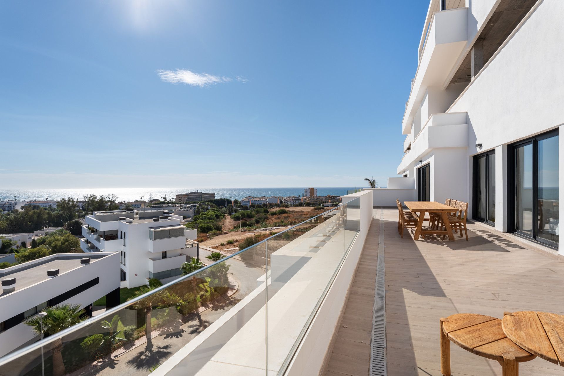 Terrassa de Apartament en venda en Mijas amb Aire condicionat, Terrassa i Traster