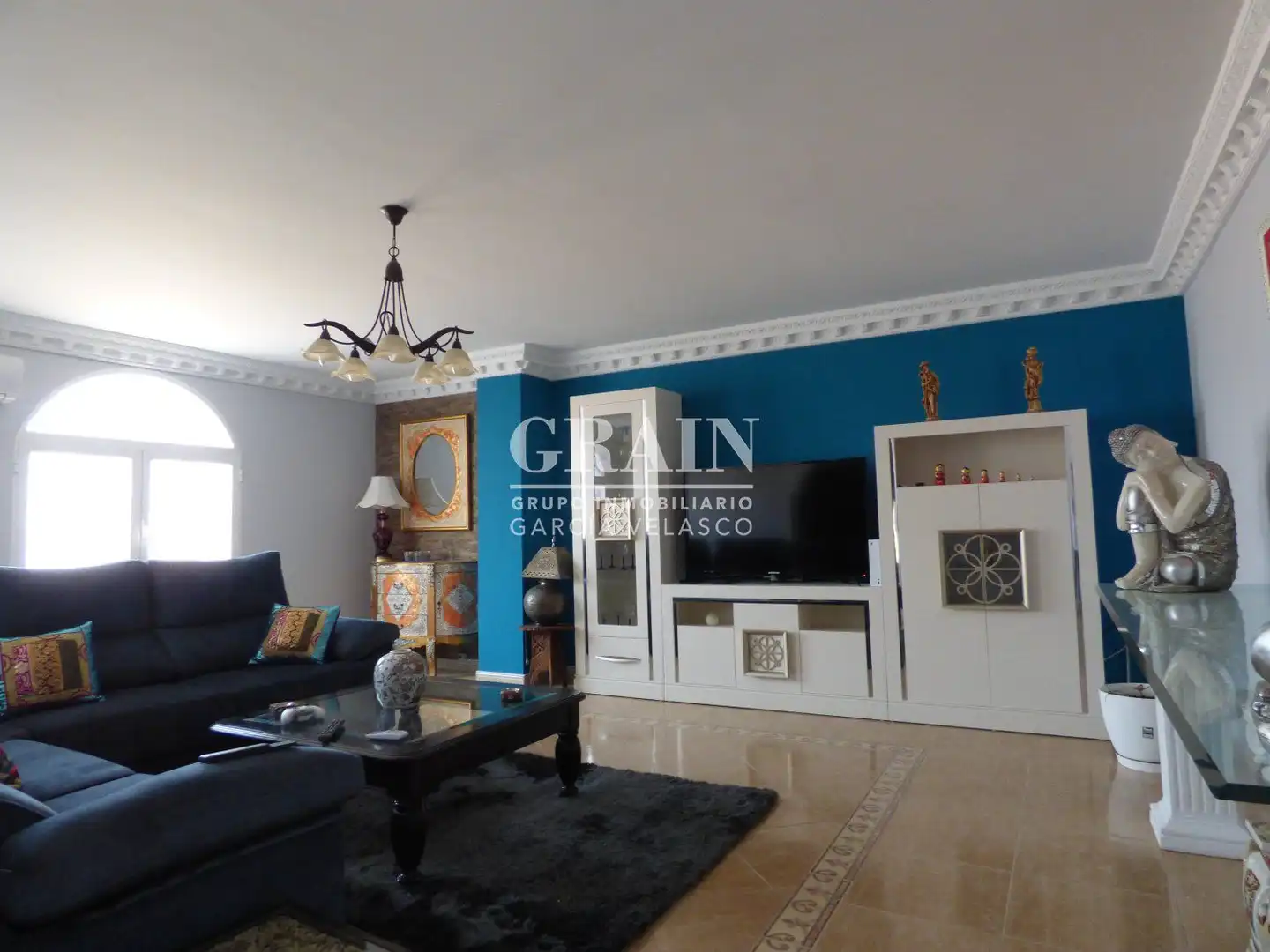 Living room of Houses for sale in Albacete  with Air Conditioner, Heating and Private garden