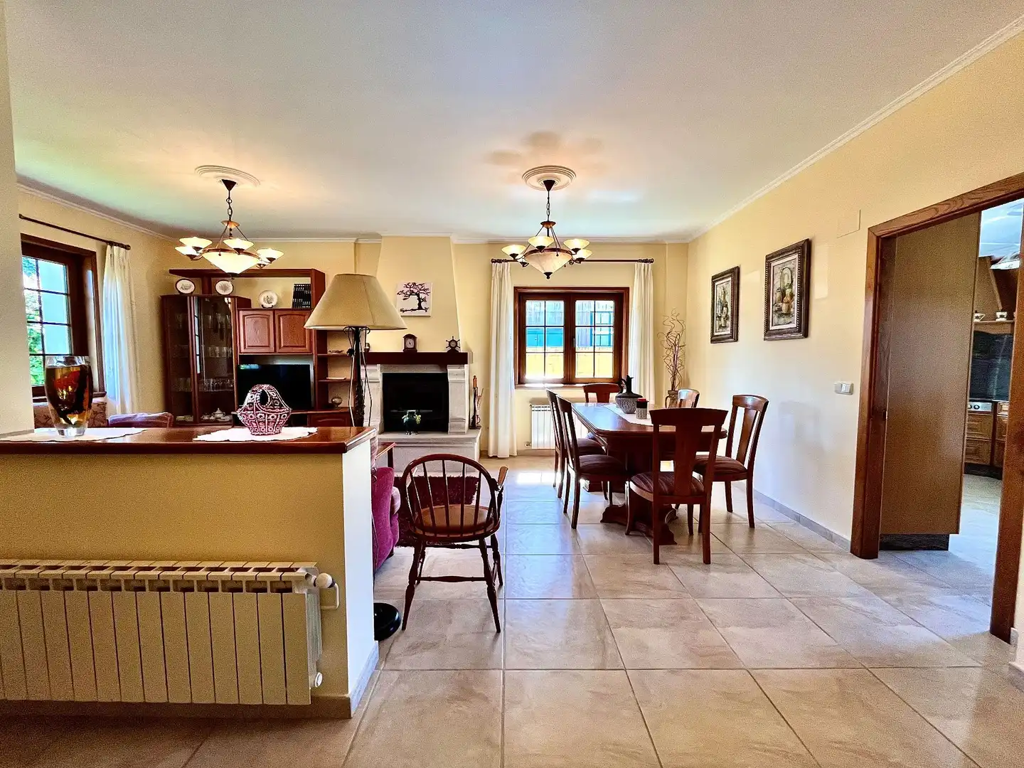 Esszimmer von Haus oder Chalet zum Verkauf in Valdoviño mit Heizung, Privatgarten und Abstellraum
