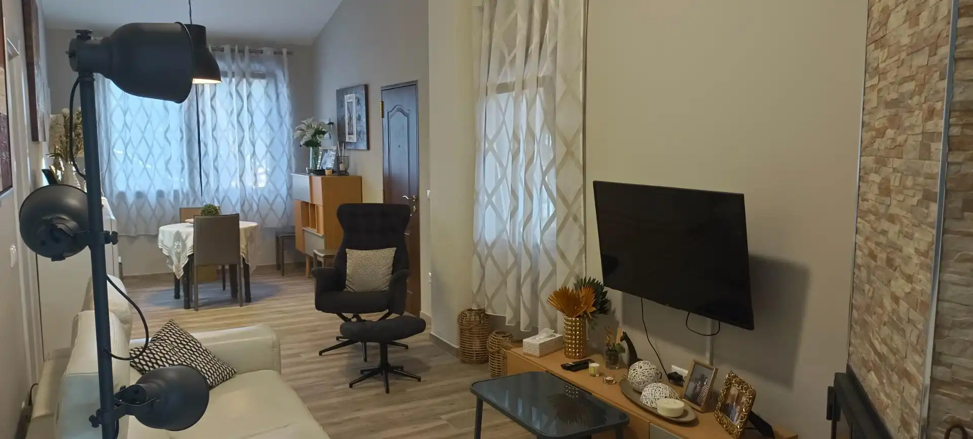 Sala de estar de Casa o chalet en venta en Benimarfull con Aire acondicionado, Calefacción y Jardín privado