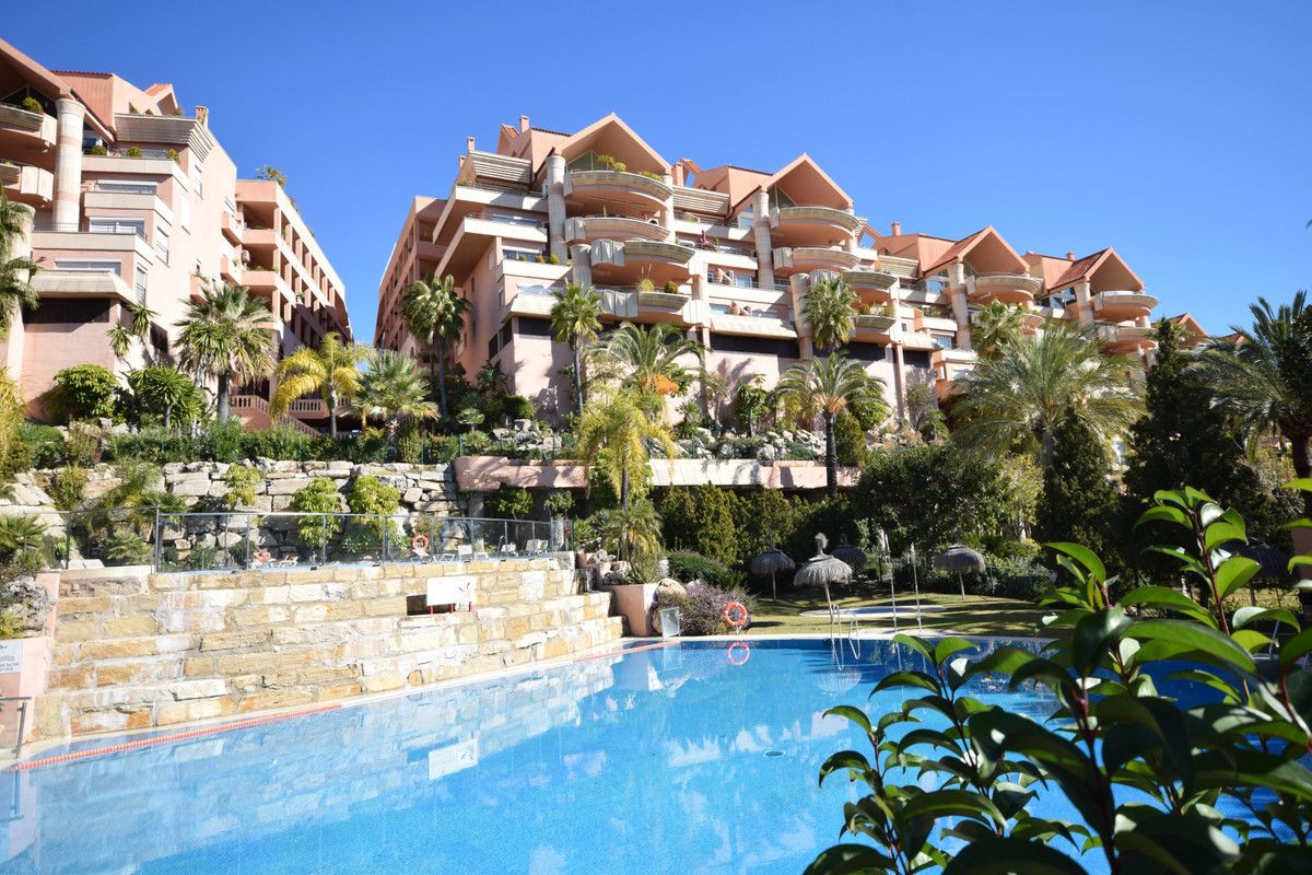 Exterior view of Apartments for sale in Marbella  with Air Conditioner, Terrace and Swimming Pool