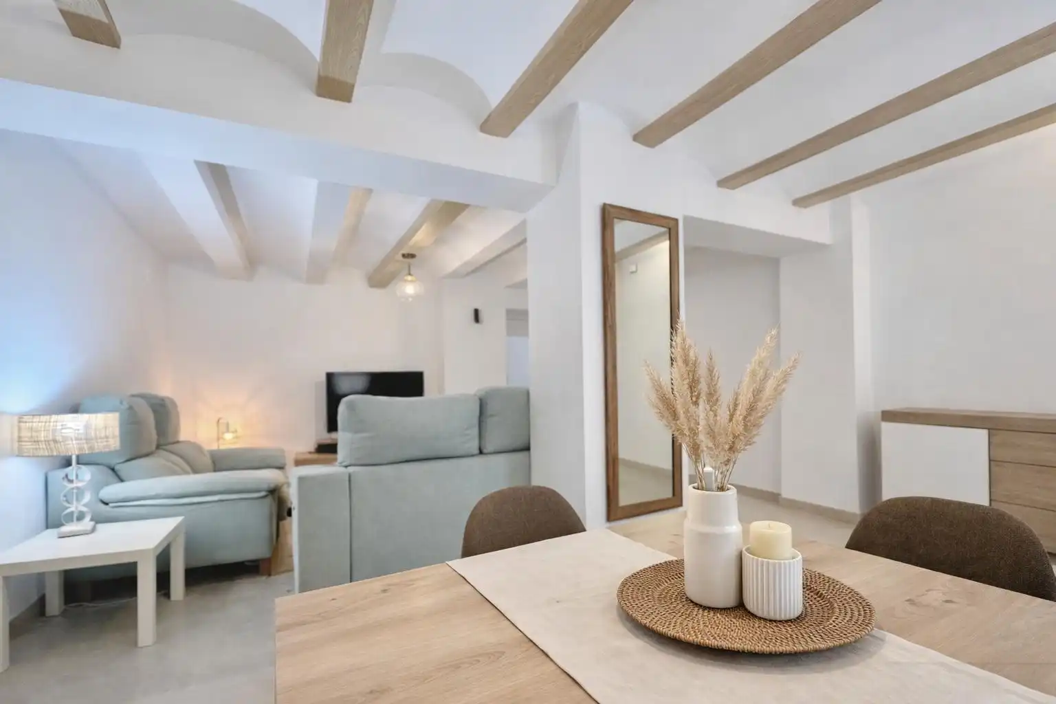Sala d'estar de Casa o xalet en venda en Benaguasil amb Aire condicionat i Moblat