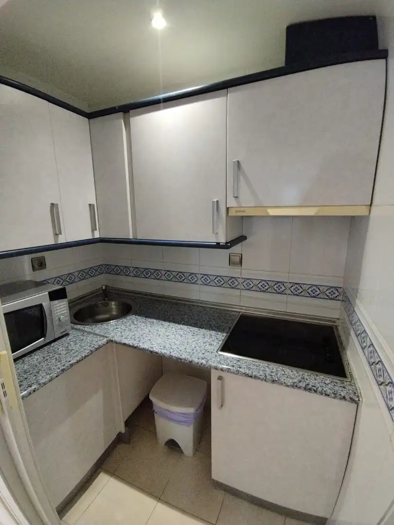 Kitchen of Flat for rent in Vícar  with Air Conditioner, Terrace and Furnished