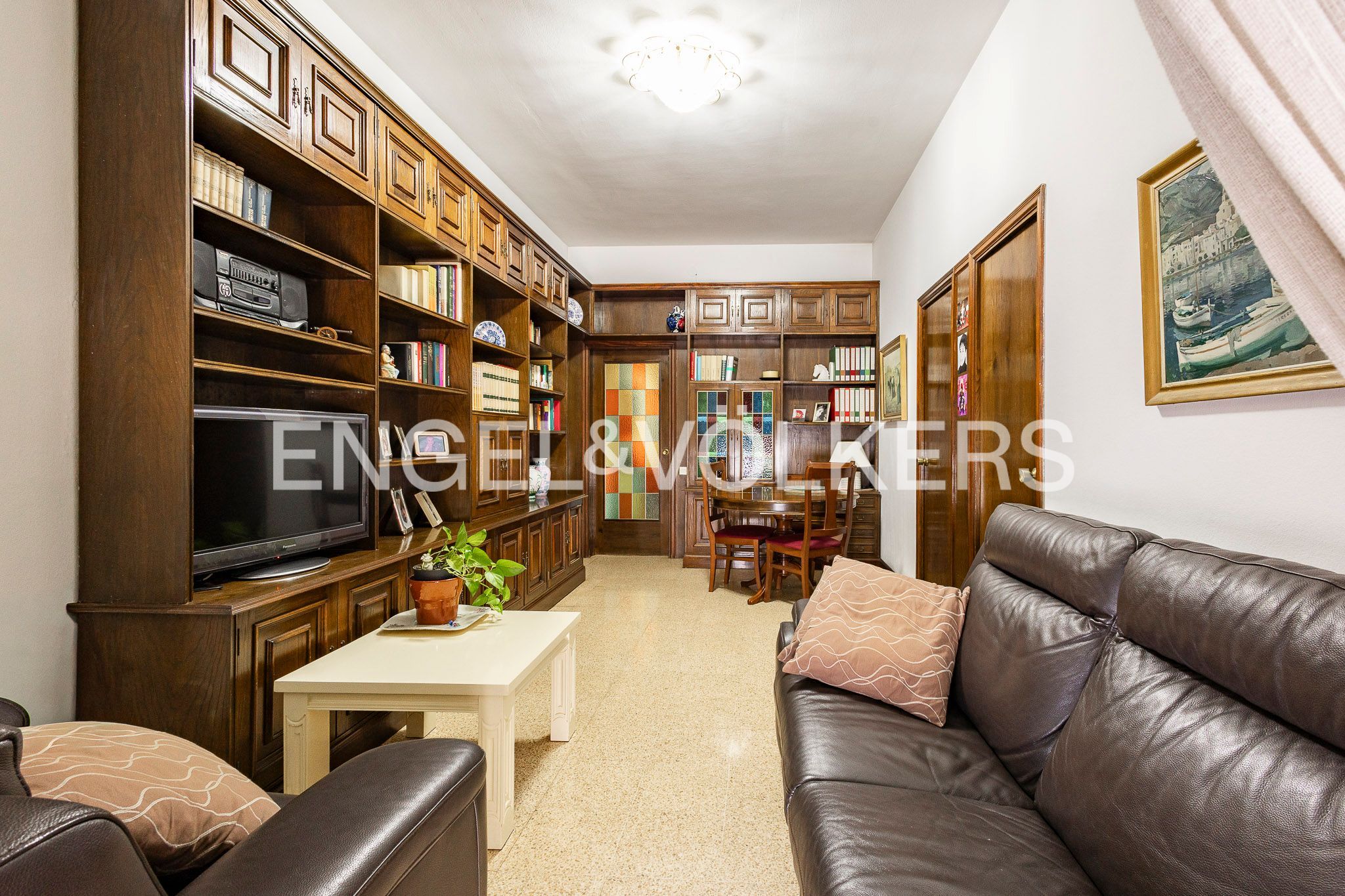 Sala d'estar de Apartament en venda en Esplugues de Llobregat amb Calefacció