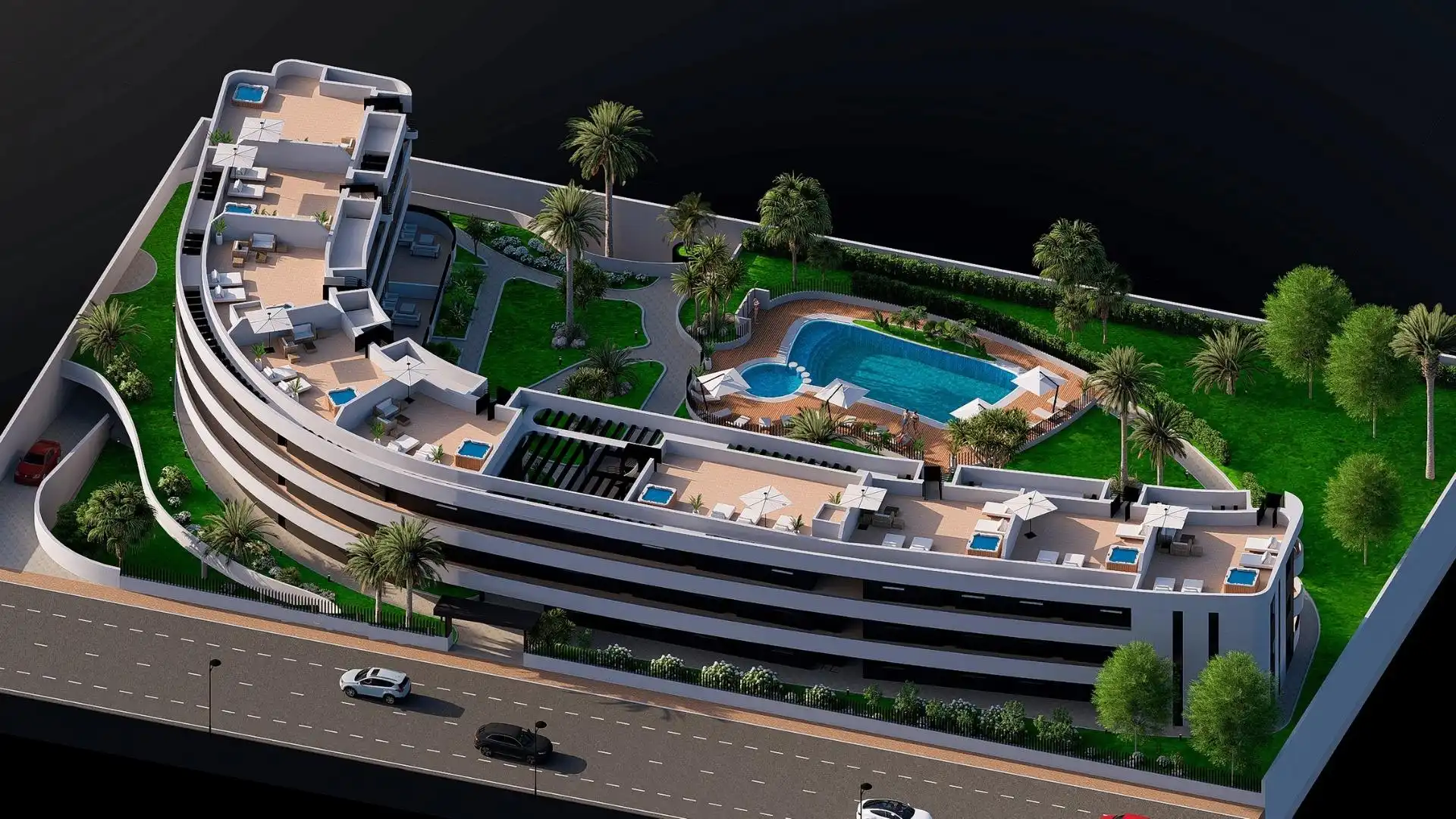 Piscina de Apartament en venda en Los Alcázares amb Terrassa, Traster i Piscina comunitària