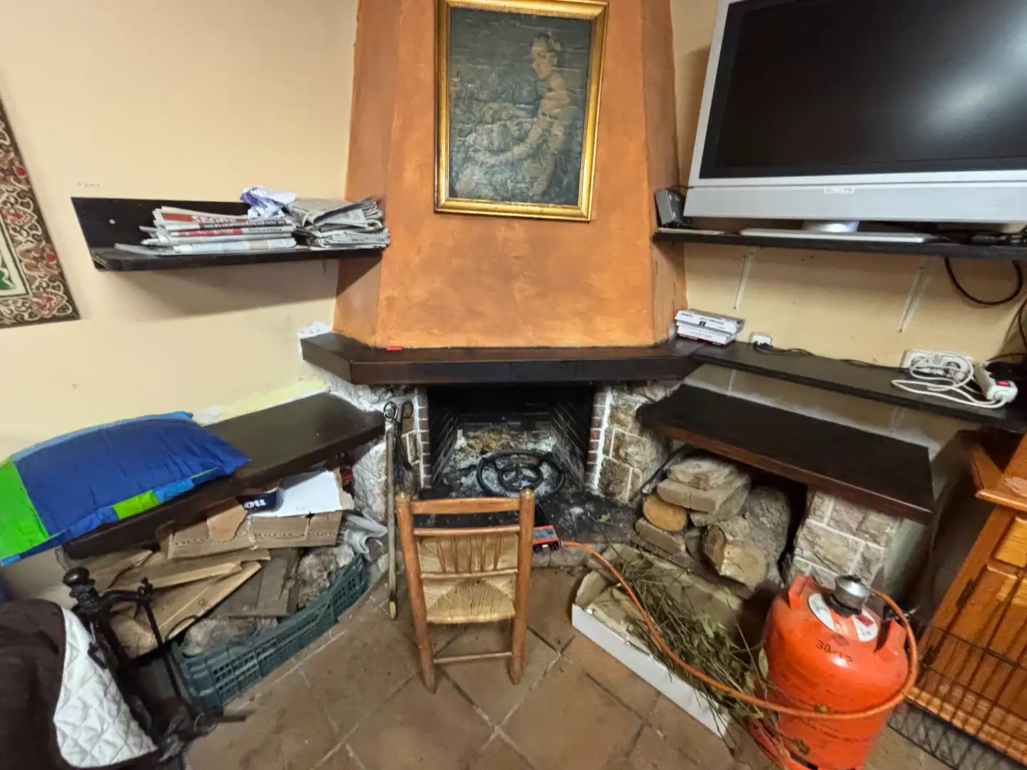 Sala d'estar de Casa o xalet en venda en Mollerussa amb Aire condicionat, Calefacció i Jardí privat