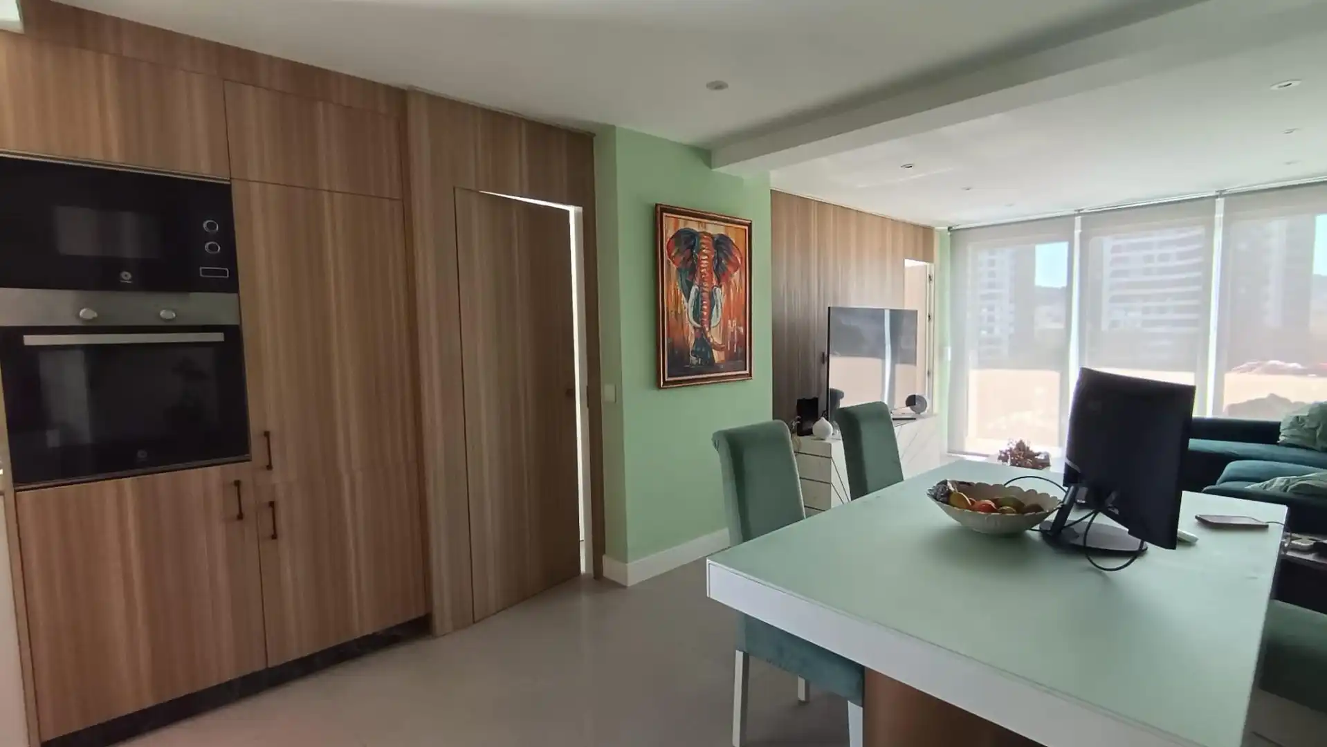 Dining room of Flat for sale in Málaga  with Air Conditioner, Private garden and Terrace