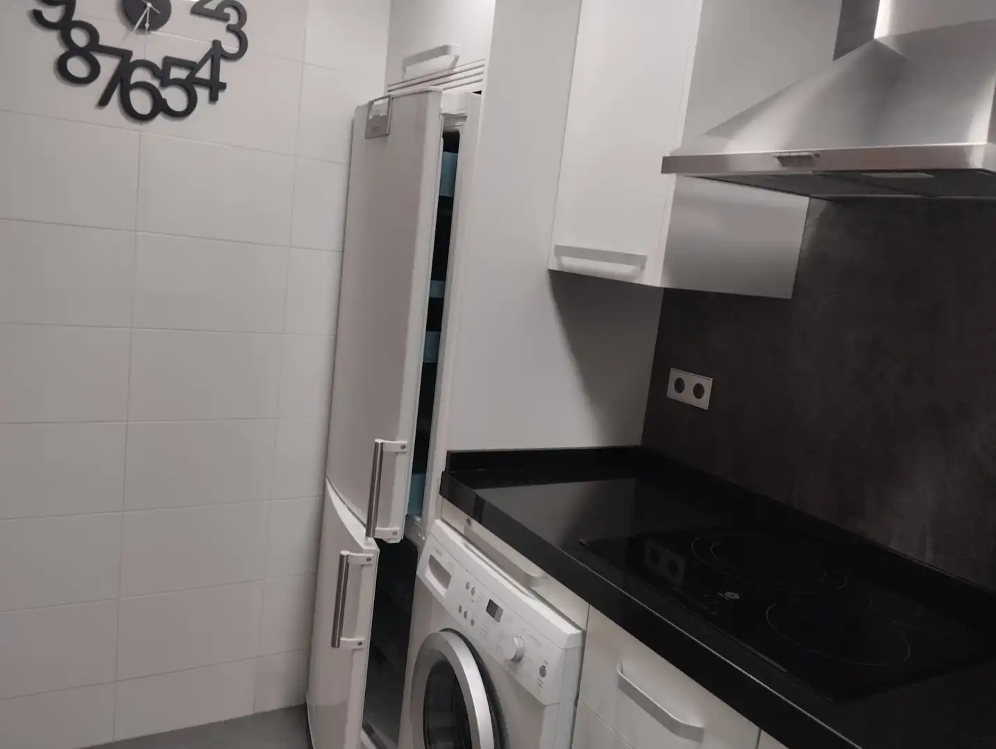Küche von Wohnung zur Miete in Zaragoza mit Klimaanlage, Heizung und Möbliert