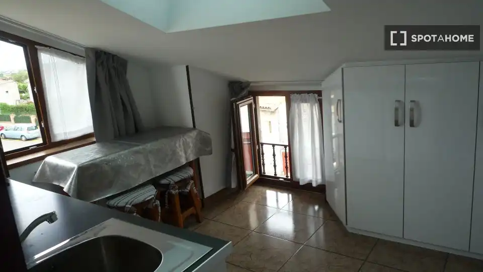 Terrassa de Apartament per a compartir en Santander amb Aire condicionat, Terrassa i Moblat