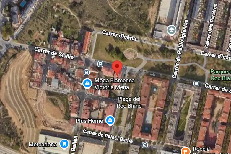 Vista exterior de Pis en venda en Terrassa amb Calefacció