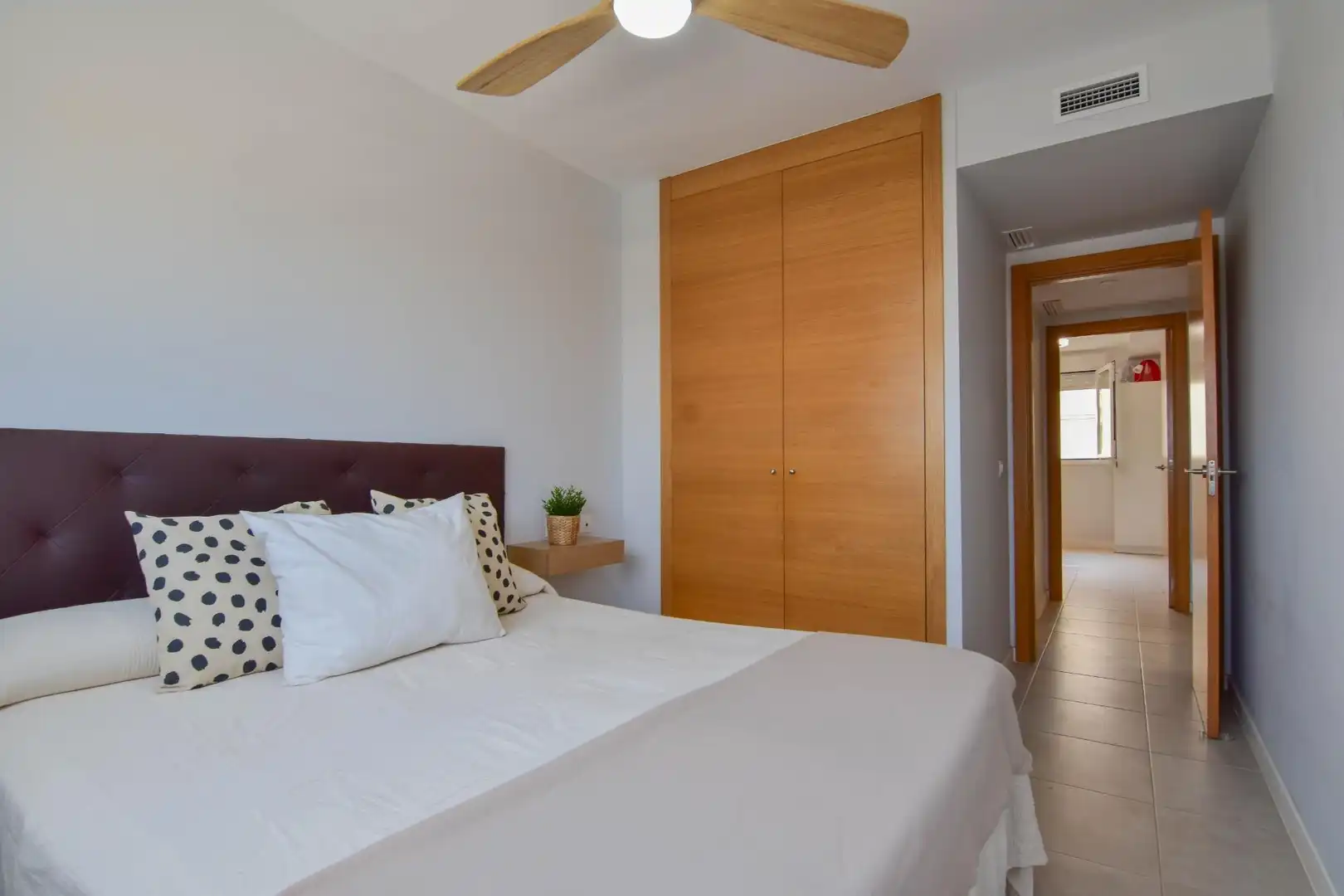 Dormitori de Apartament de lloguer en El Puig de Santa Maria amb Aire condicionat, Calefacció i Terrassa