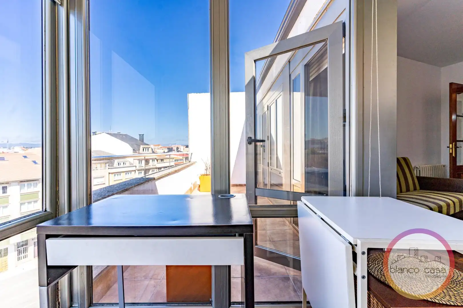 Balcony of Flat for sale in Carballo  with Heating, Terrace and Storage room