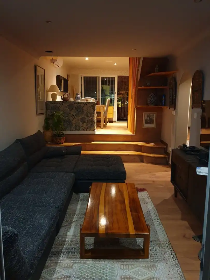 Living room of Houses for sale in Calpe / Calp  with Air Conditioner, Heating and Private garden