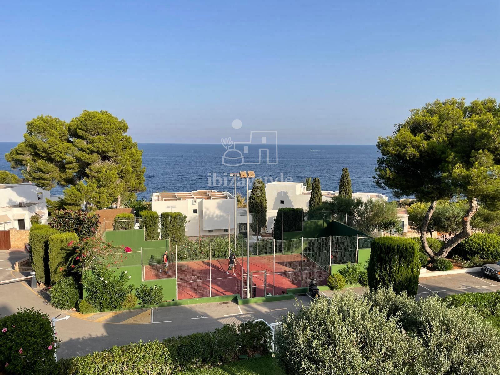 Garden of Flat for sale in Santa Eulària des Riu  with Air Conditioner, Terrace and Swimming Pool