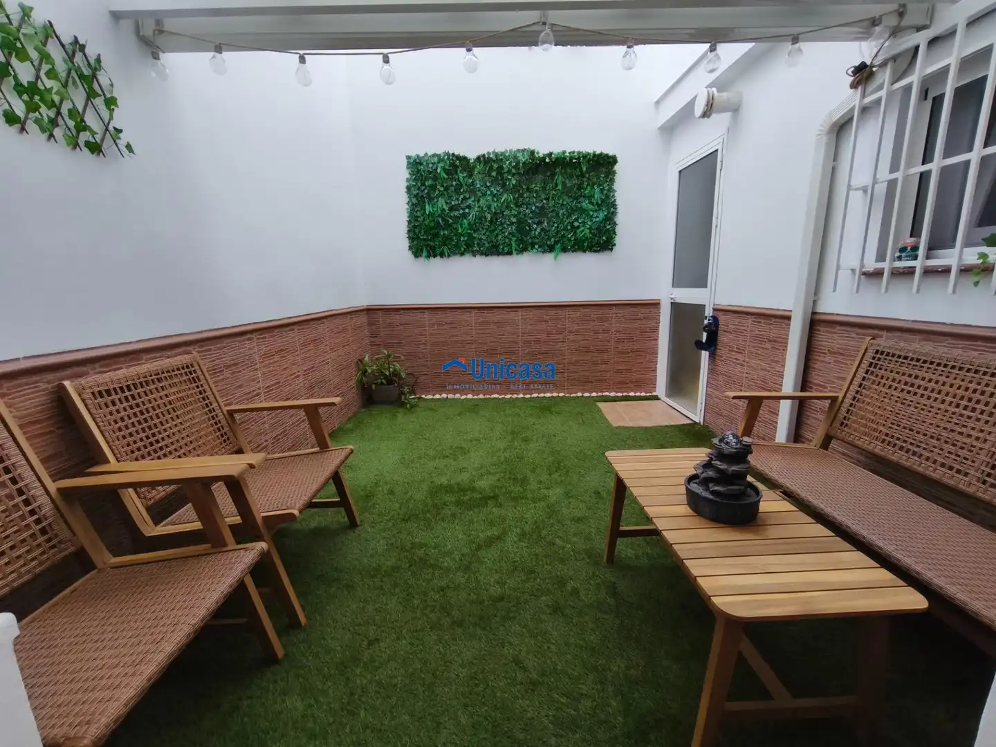 Terraza de Casa adosada en venta en Málaga