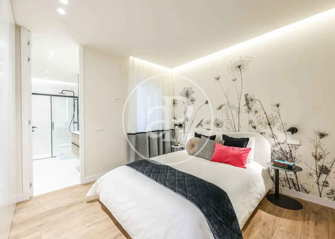 Schlafzimmer von Wohnung zum Verkauf in Madrid mit Klimaanlage, Heizung und Möbliert