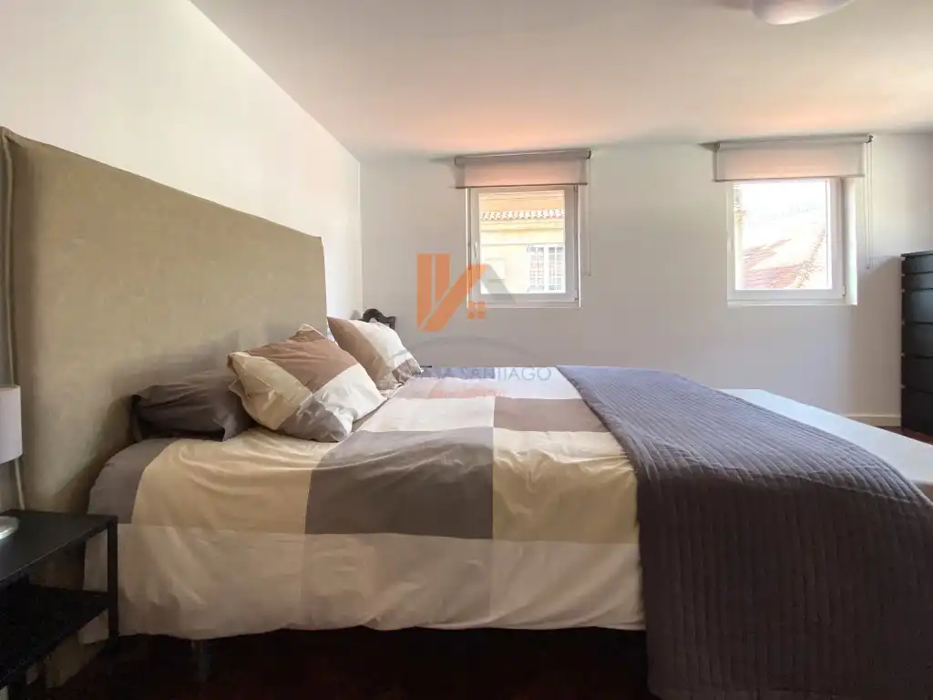 Bedroom of Apartments for rent in Santiago de Compostela   with Furnished