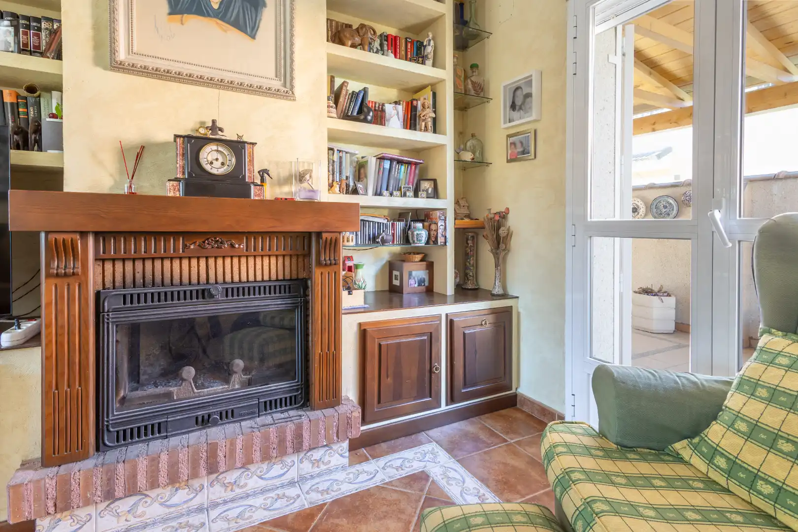 Sala de estar de Casa o chalet en venta en Brunete, Madrid
