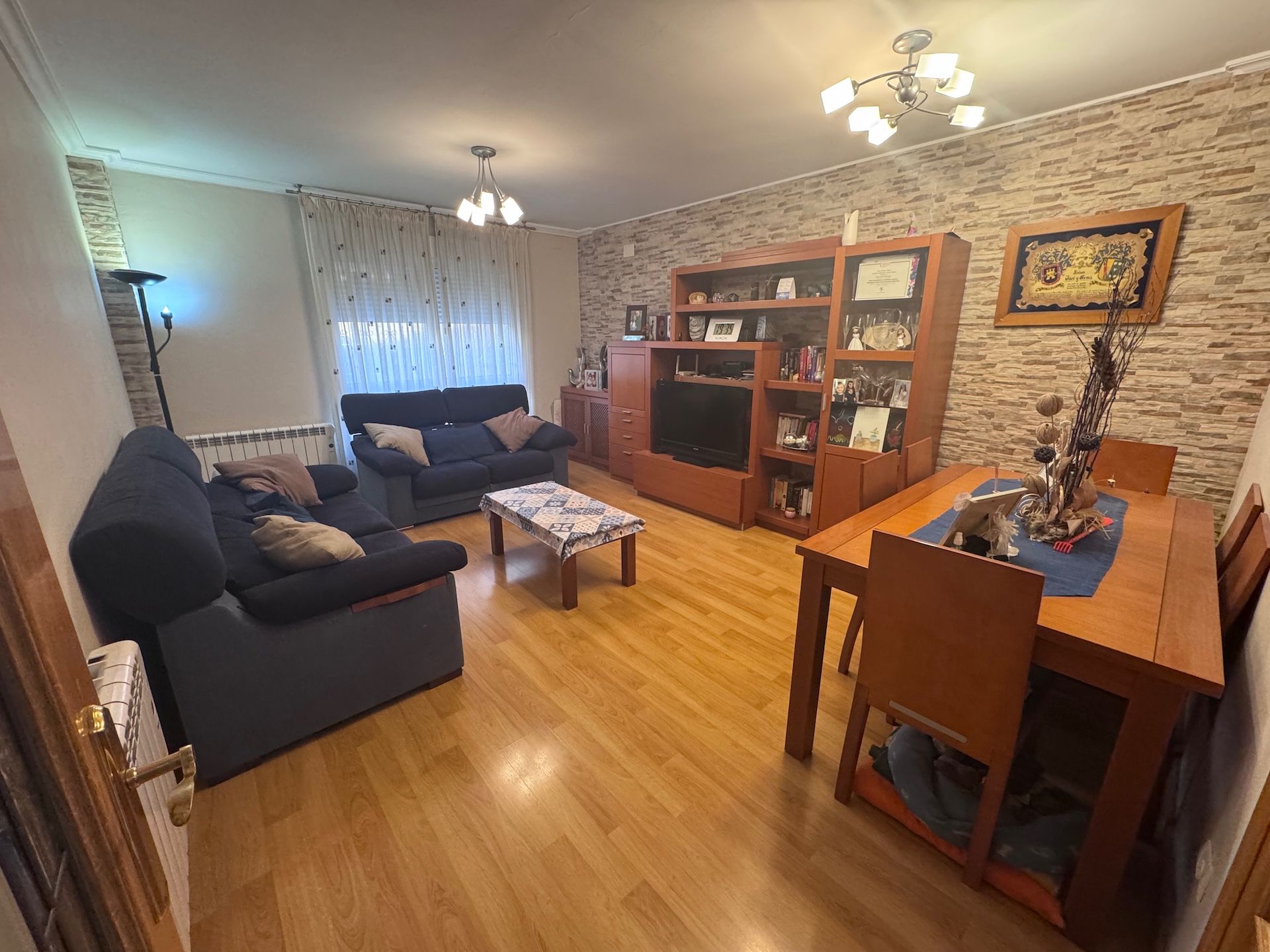 Living room of Single-family semi-detached for sale in Cañada  with Air Conditioner, Heating and Parquet flooring