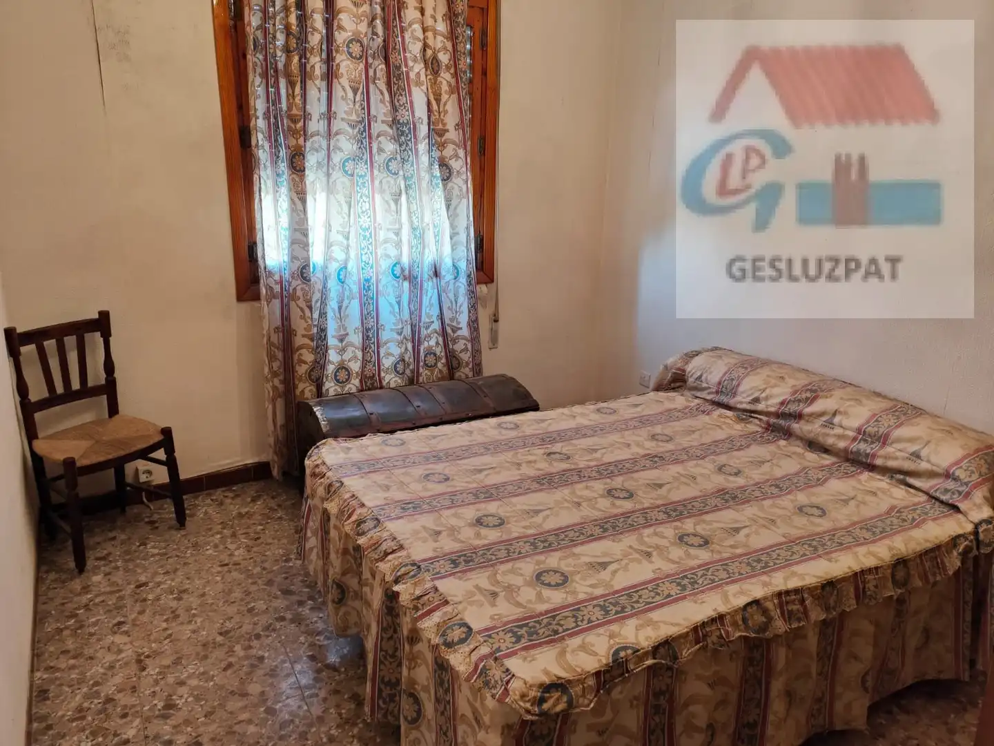 Dormitori de Casa adosada en venda en Corral de Almaguer amb Jardí privat, Parquet i Terrassa