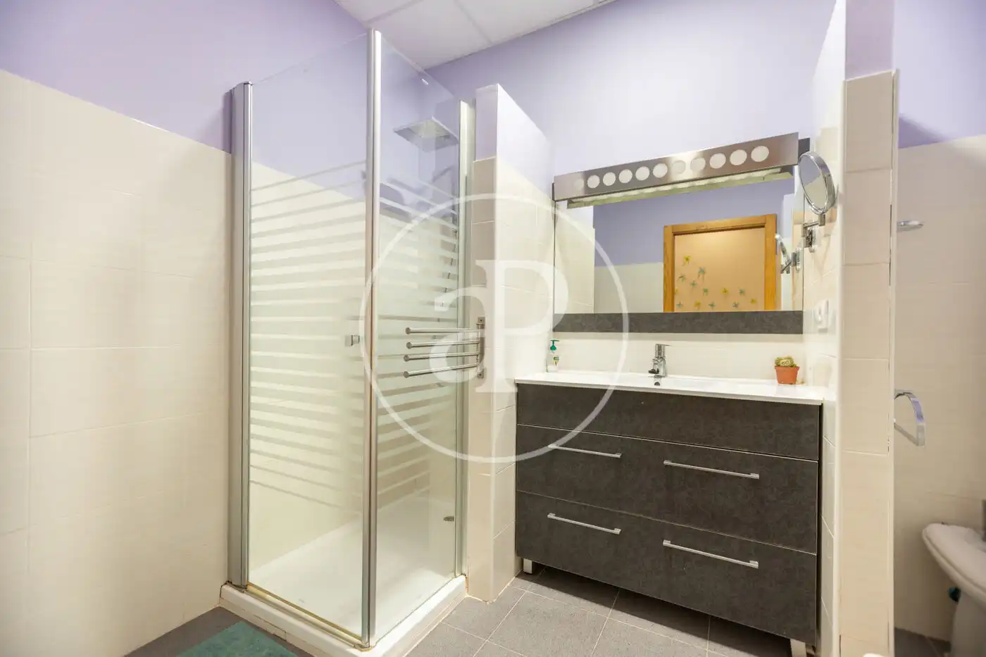 Badezimmer von Wohnung zur Miete in Valencia mit Klimaanlage, Heizung und Möbliert