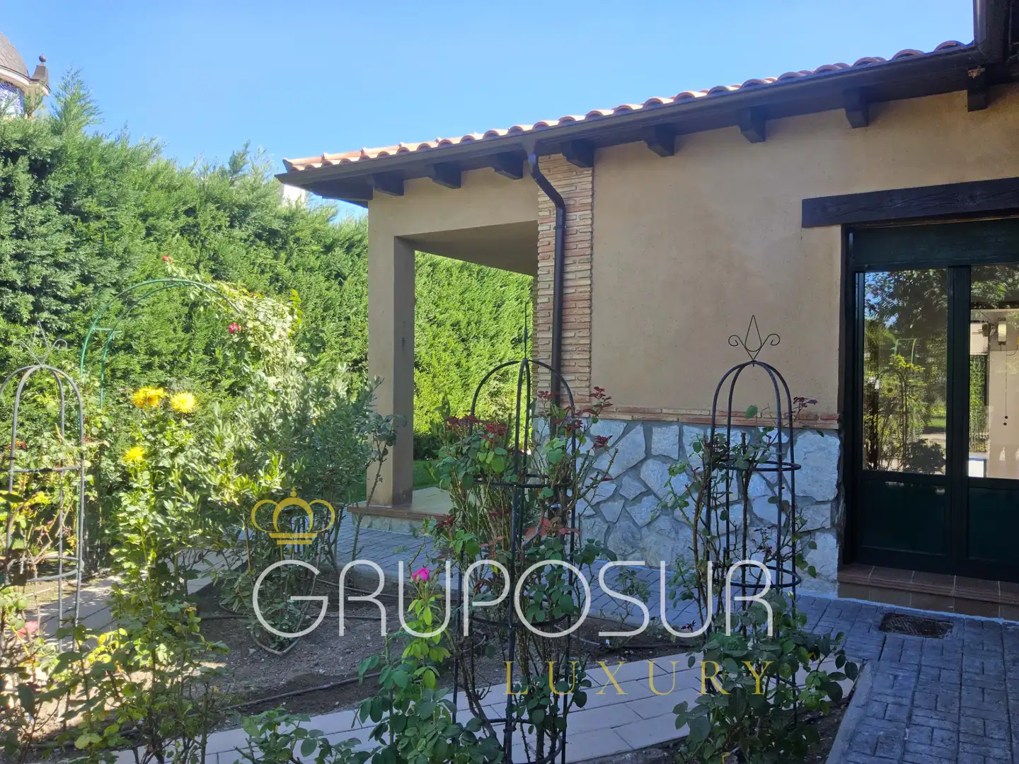 Jardí de Casa o xalet en venda en Boecillo amb Aire condicionat, Calefacció i Jardí privat